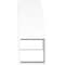 Ekena Millwork 5 1/2-in. W x 14-in. D x 14-in. H Merced Architectural Grade PVC Knee Brace BRCP055X14X14MRC - alternate 4
